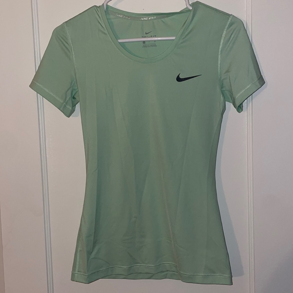 Nike Dri Fit mint green top